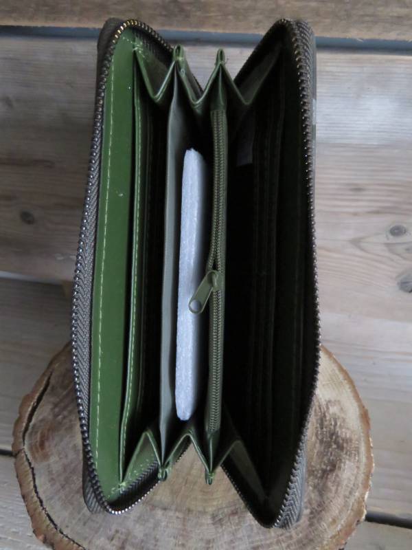 Luxe portemonnee (army)