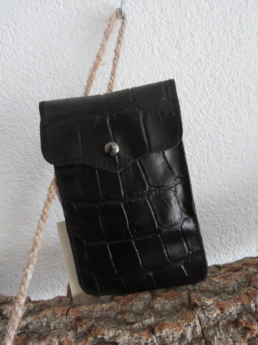schouder/telefoontasje van Charm (leer)