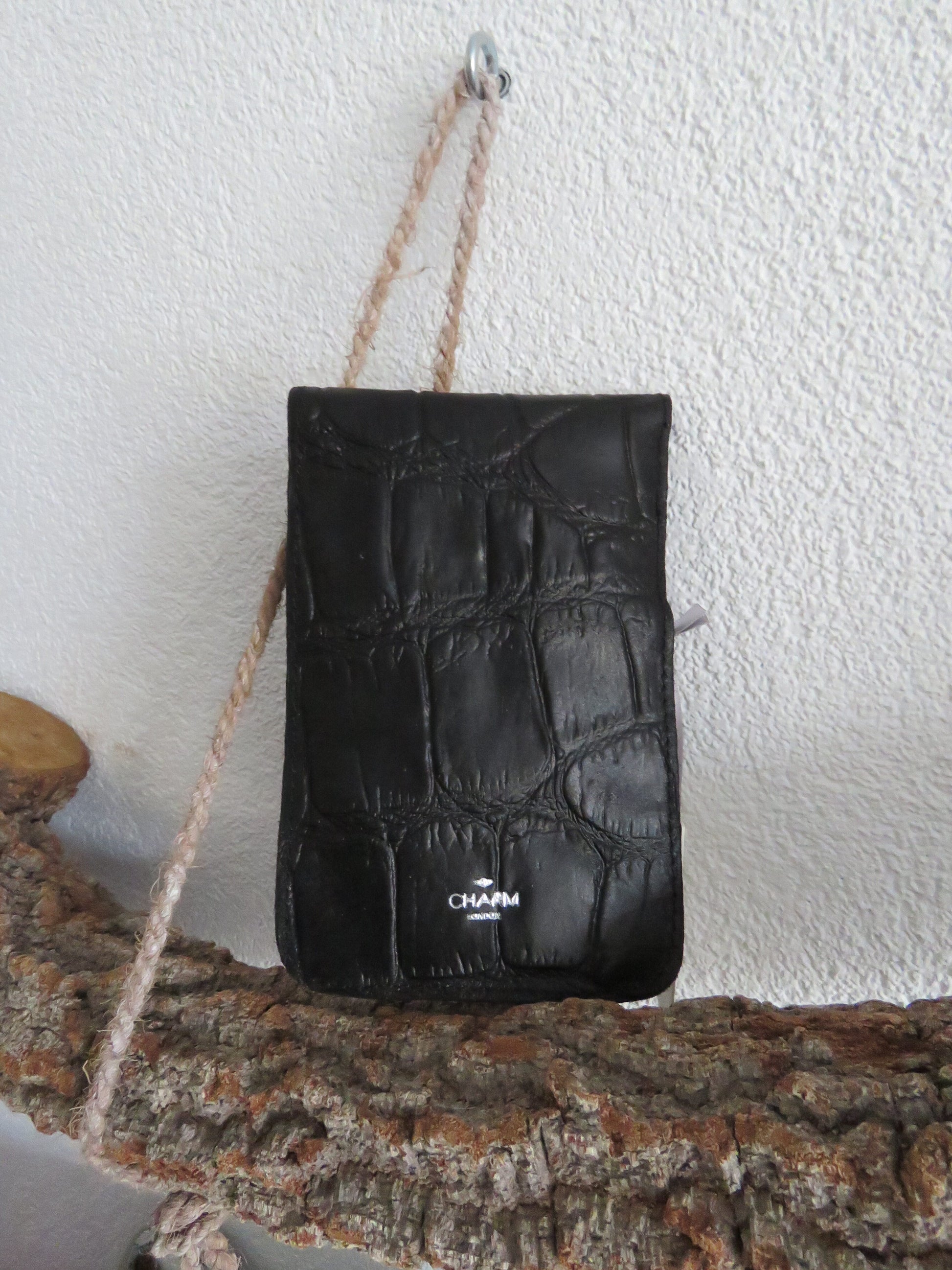 schouder/telefoontasje van Charm (leer)