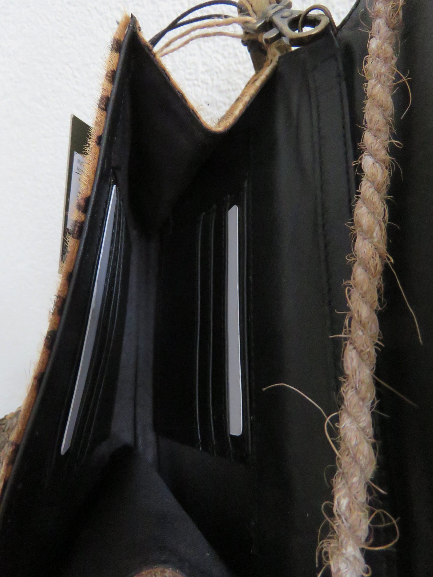 schoudertasje/portemonnee van leer (Myra bag)