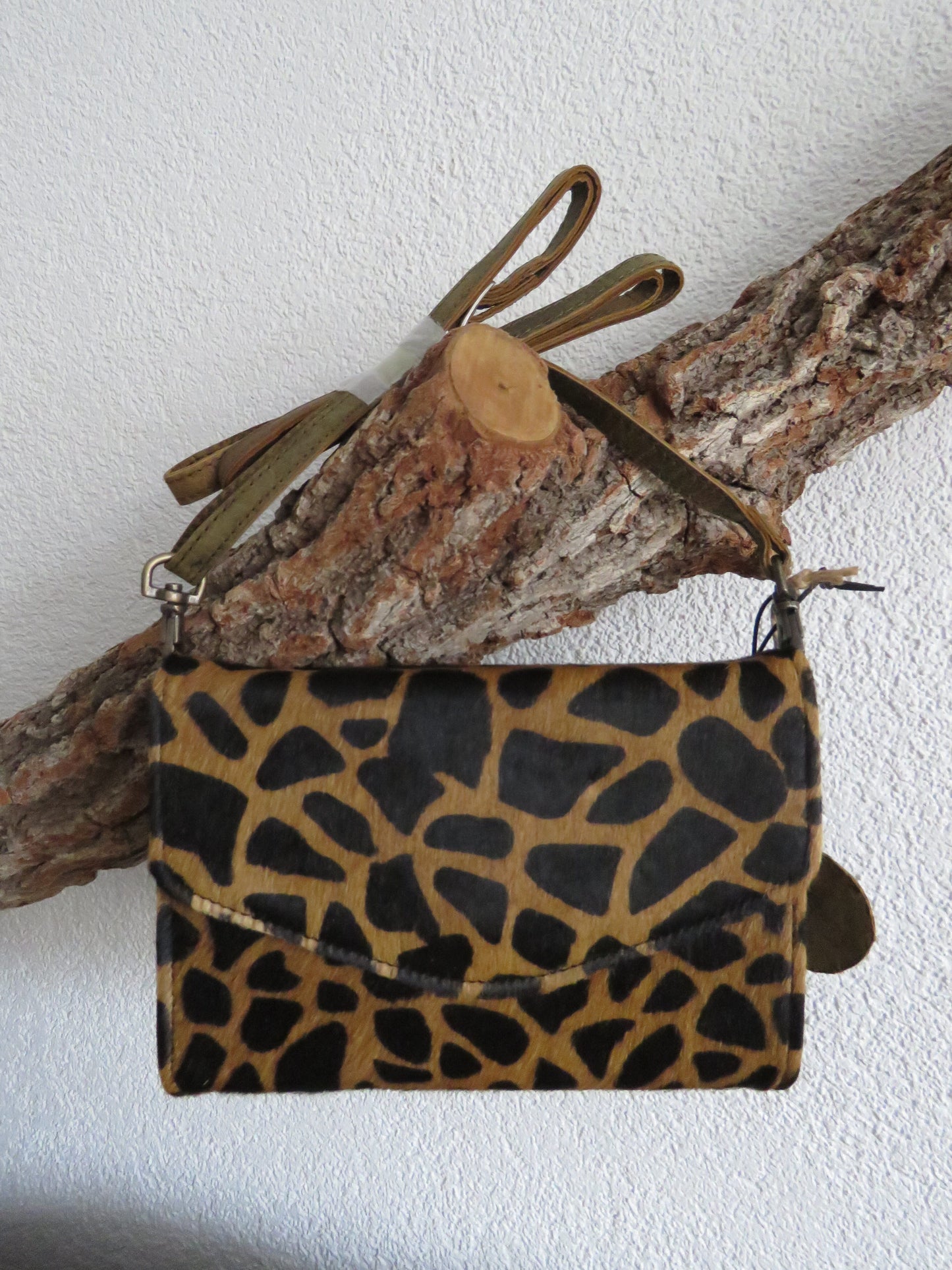 schoudertasje/portemonnee van leer (Myra bag)