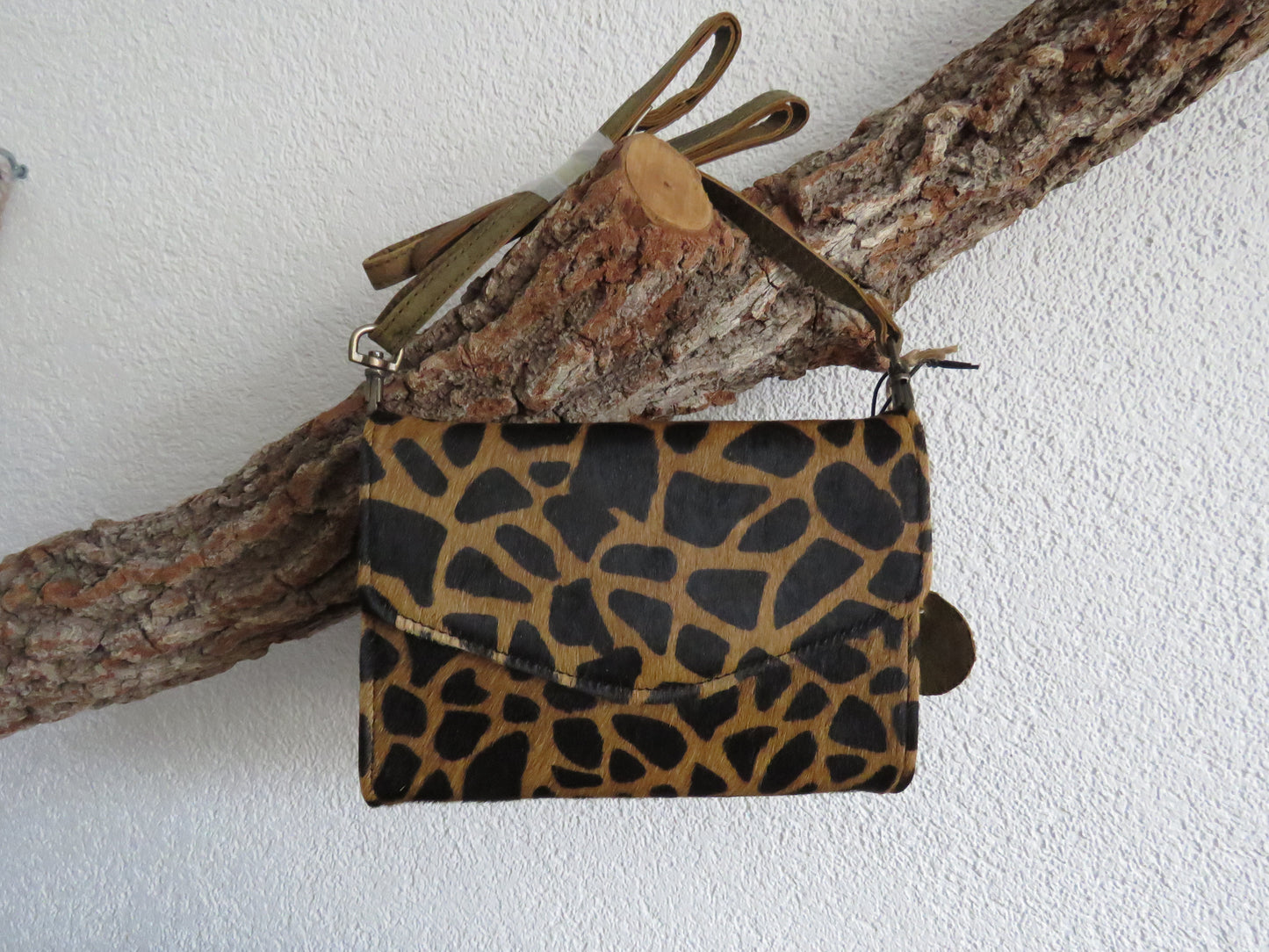 schoudertasje/portemonnee van leer (Myra bag)