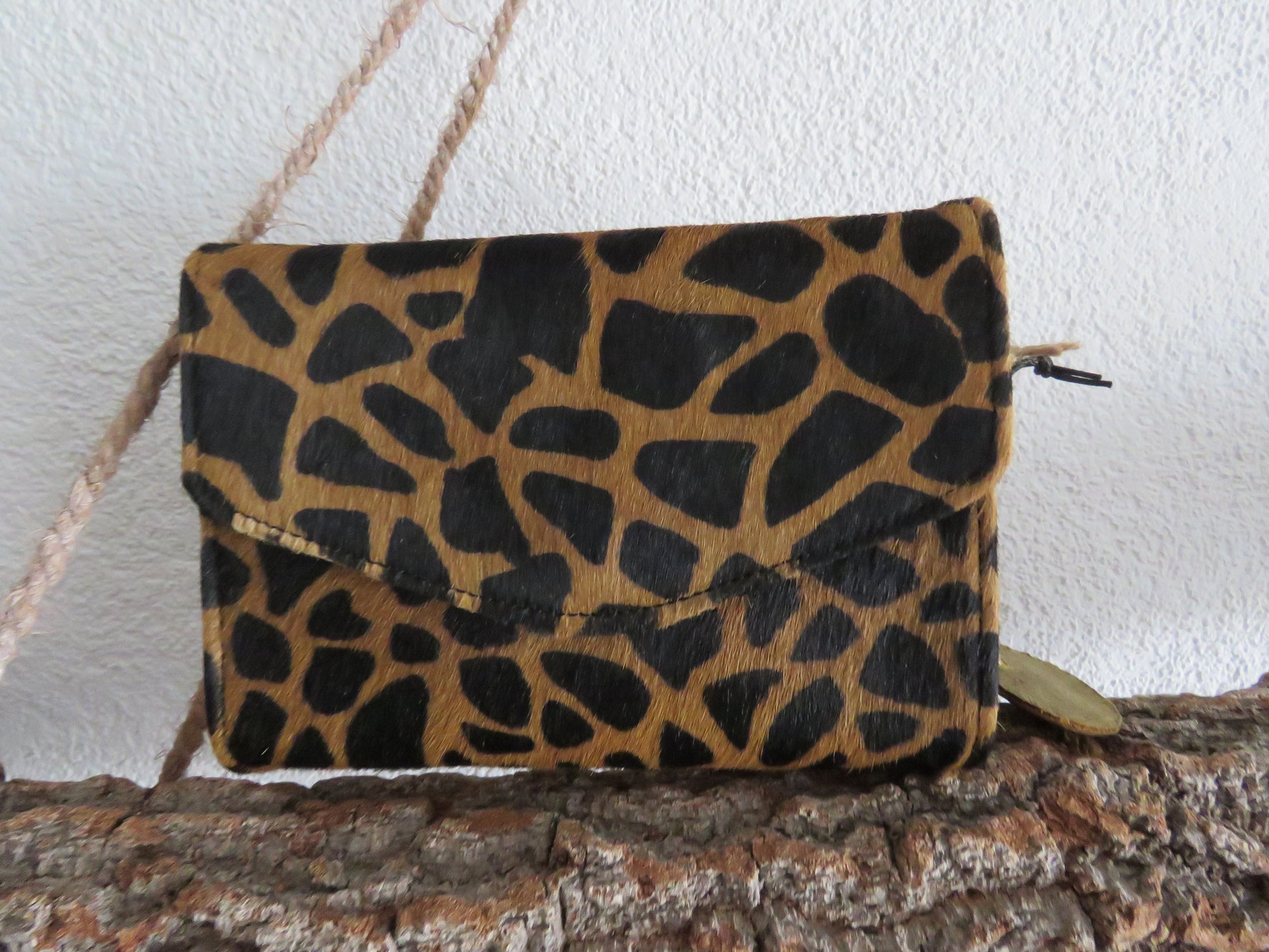 schoudertasje/portemonnee van leer (Myra bag)
