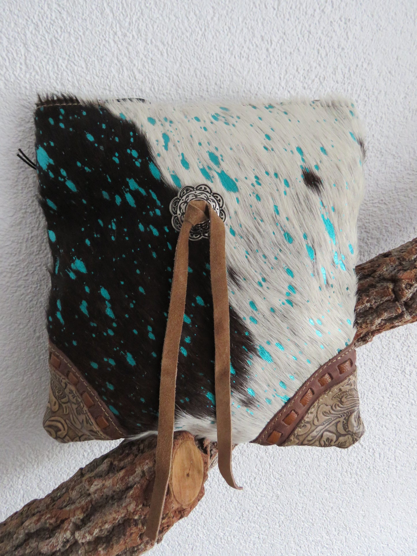 schoudertas van Myra Bag (leer)