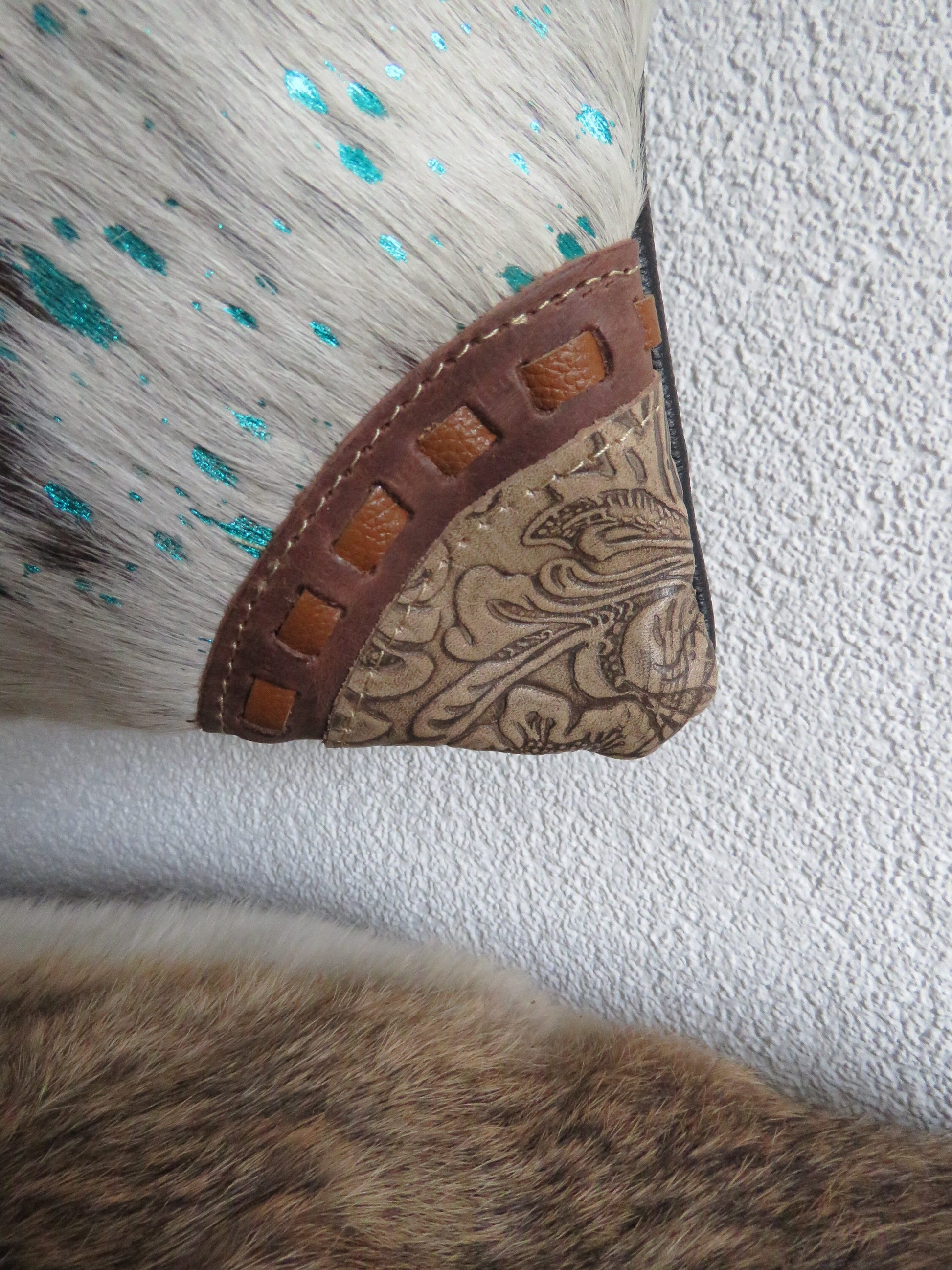 schoudertas van Myra Bag (leer)