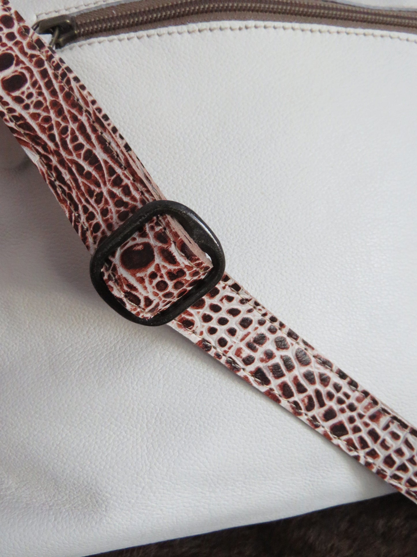 hand/schoudertas van Myra Bag (leer)