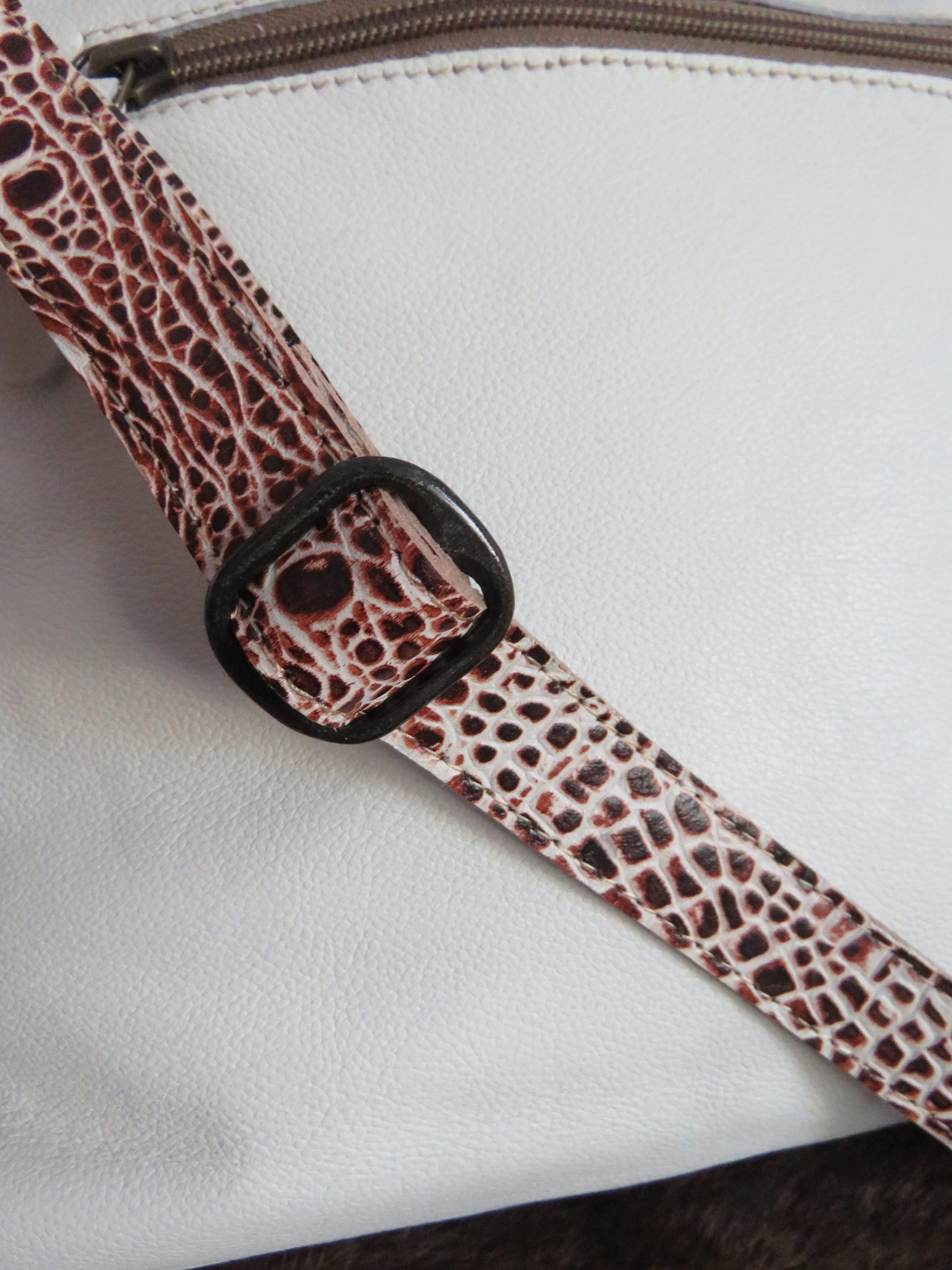 hand/schoudertas van Myra Bag (leer)