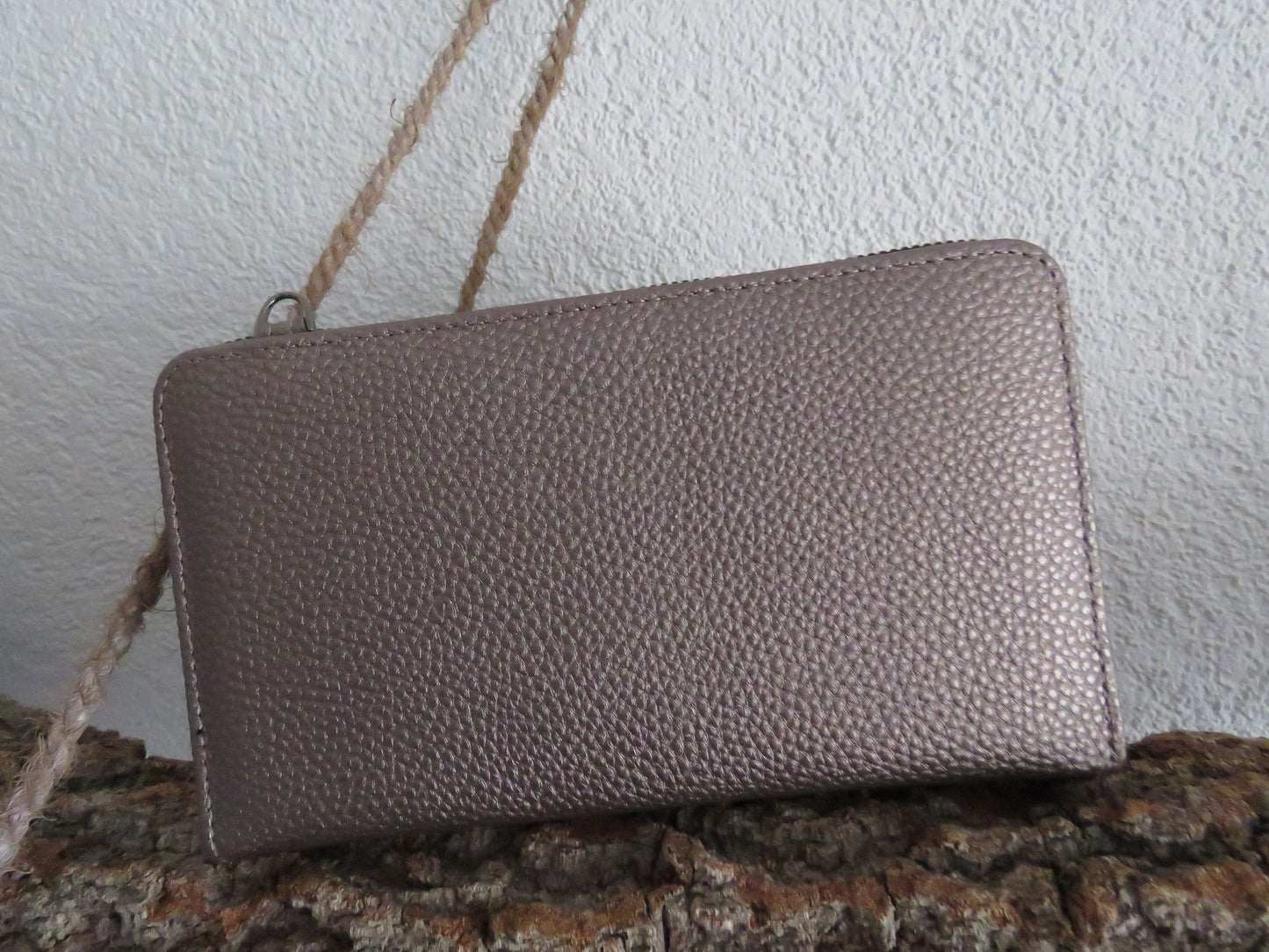 Portemonnee/schoudertasje (Taupe)