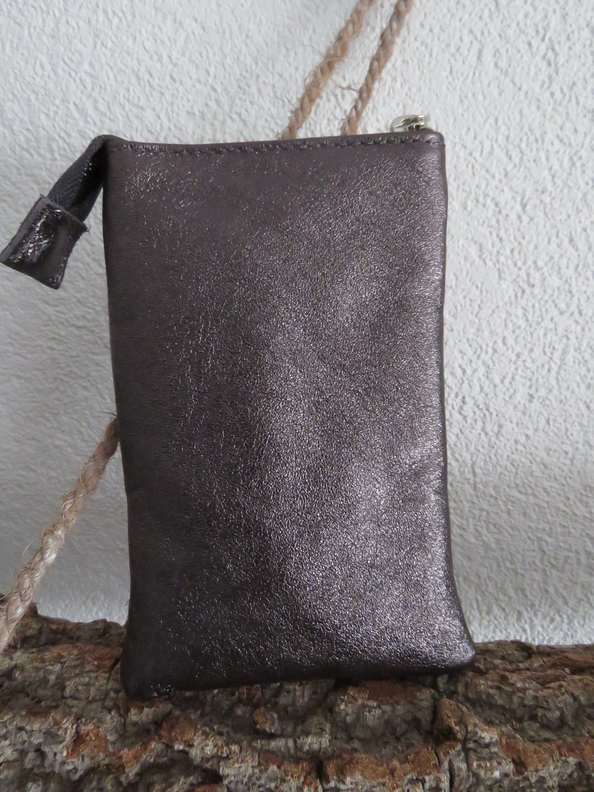 Leren telefoontasje Elisa van Charm
