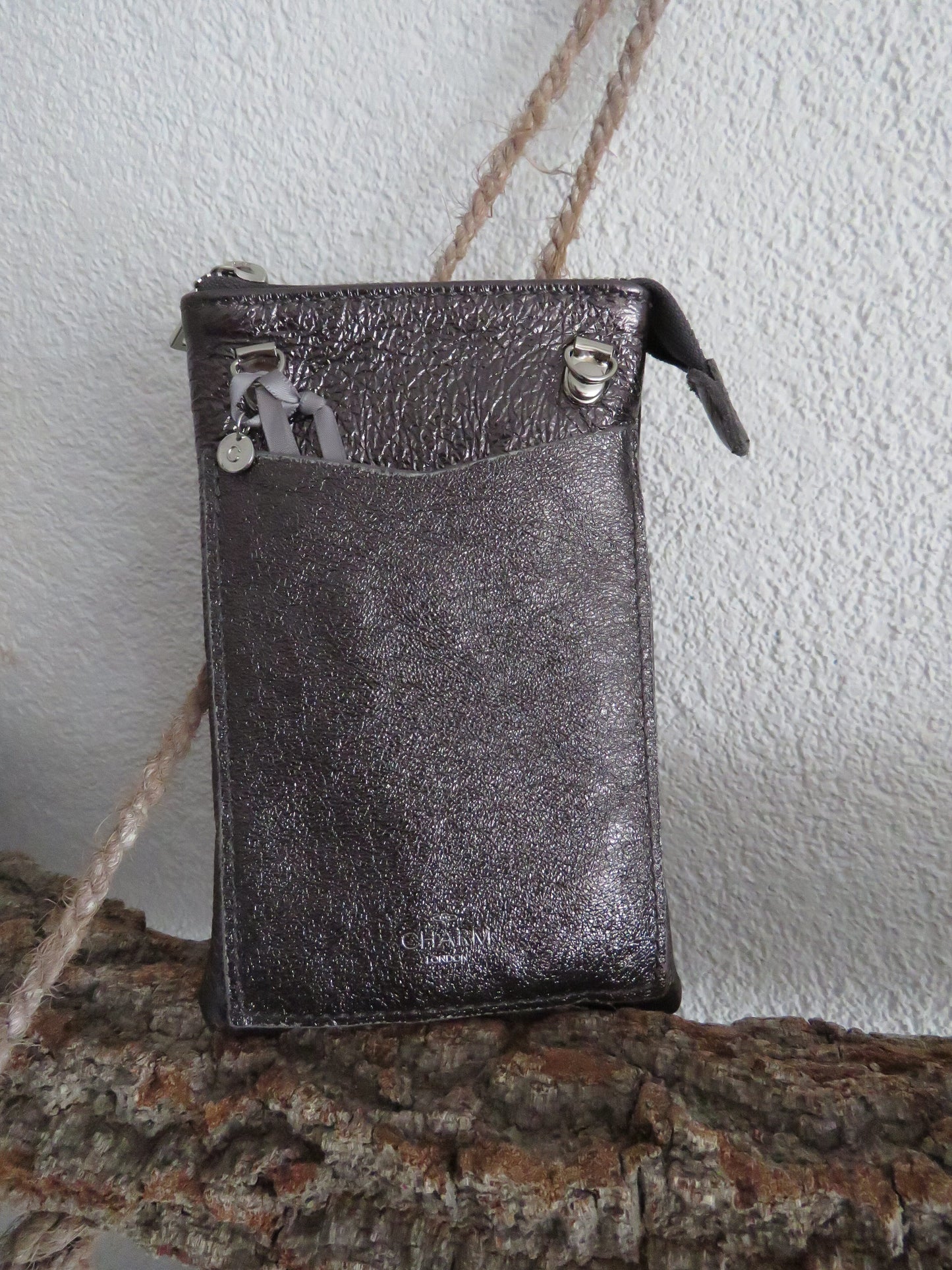 Leren telefoontasje Elisa van Charm