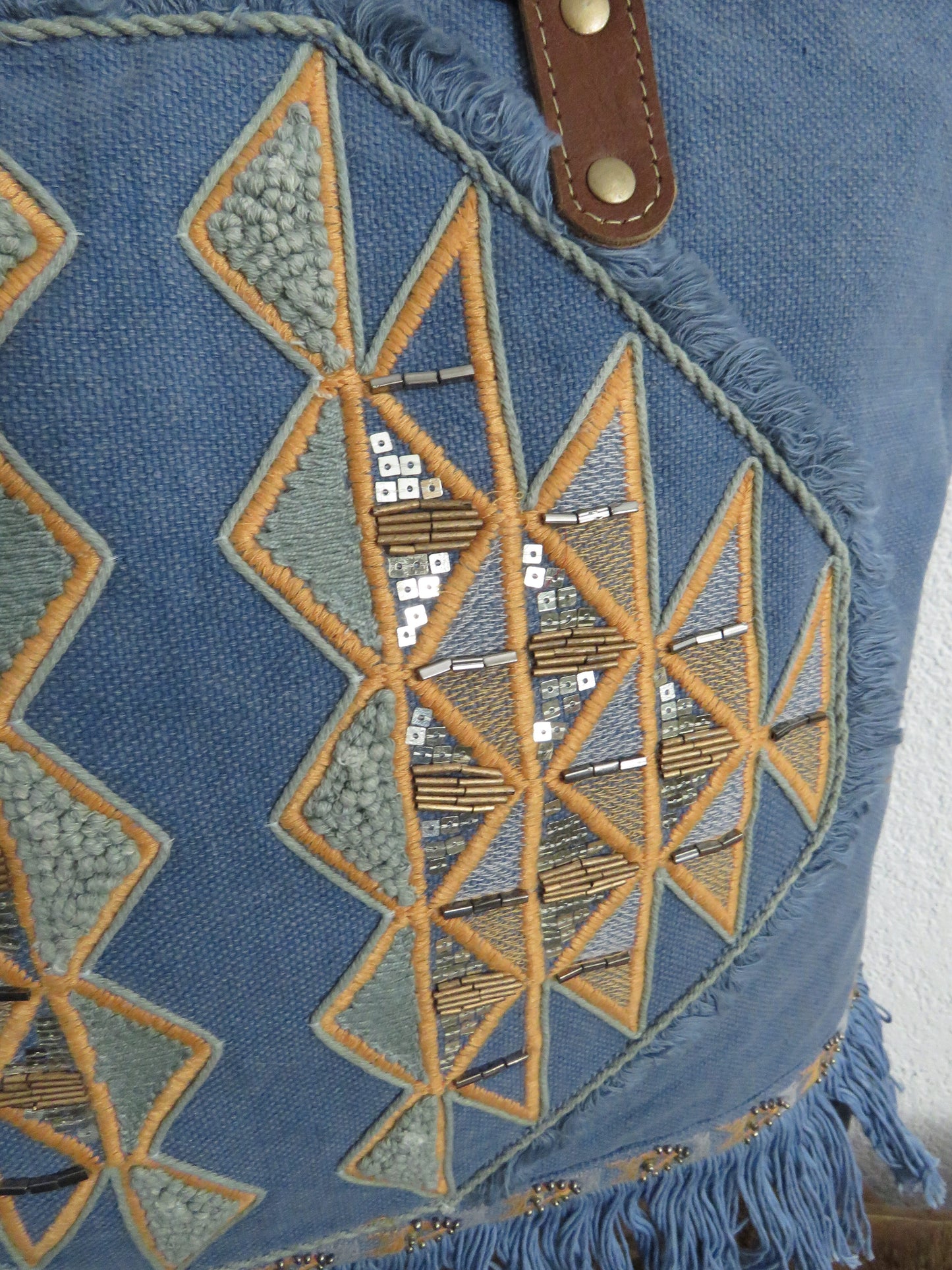 hand/schoudertas van Myra Bag (canvas/leer)