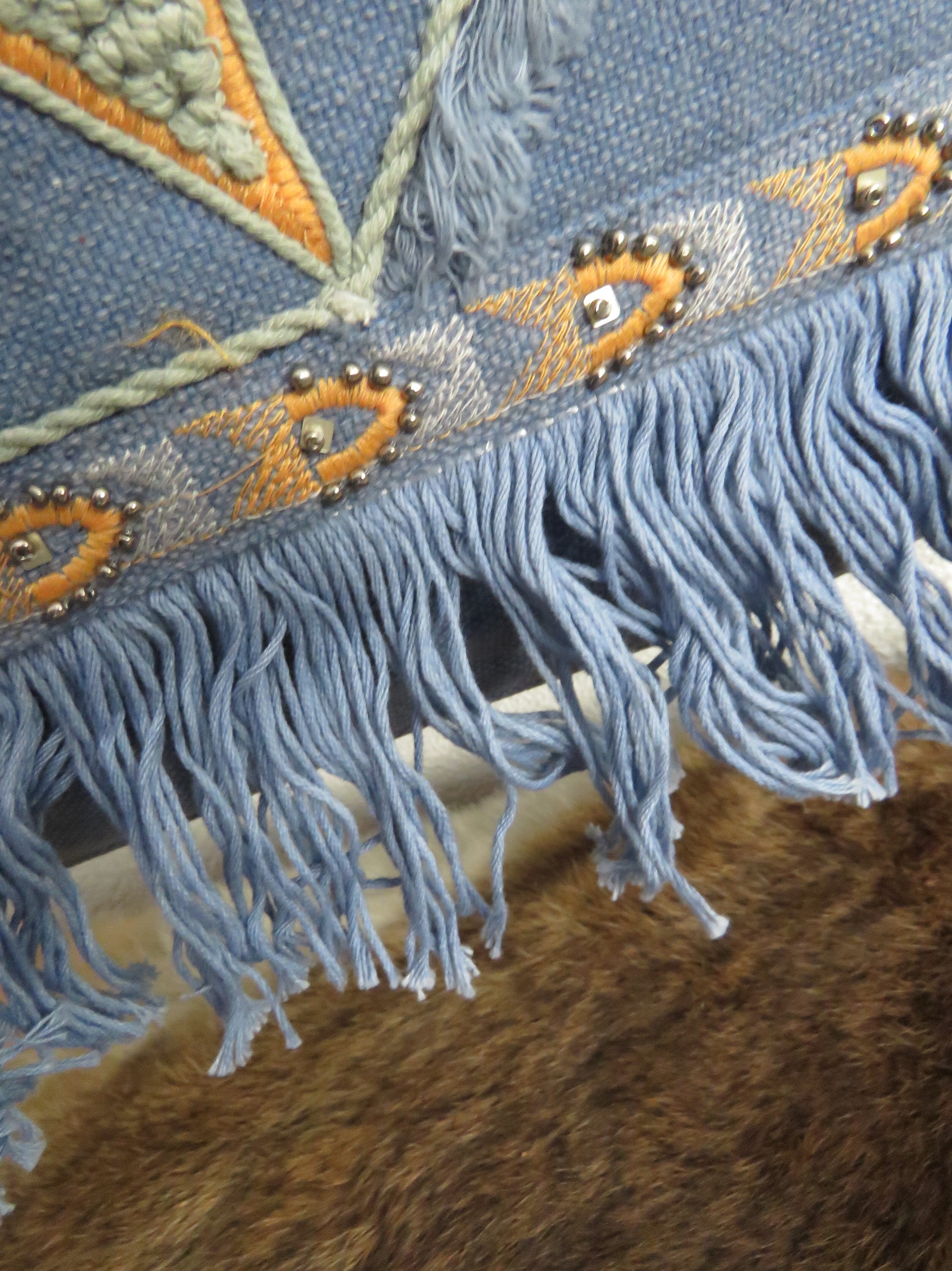 hand/schoudertas van Myra Bag (canvas/leer)
