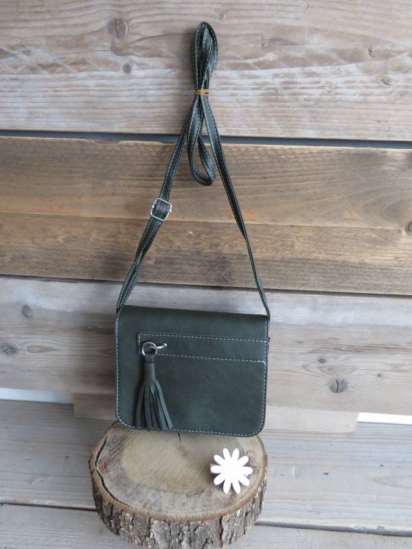 Schoudertas (army green)