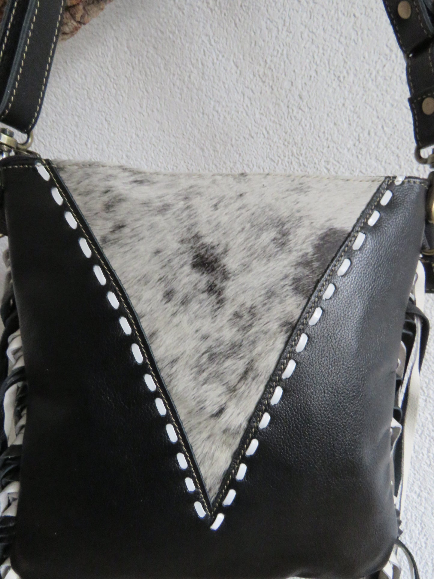 hand/schoudertas van Myra Bag (leer)