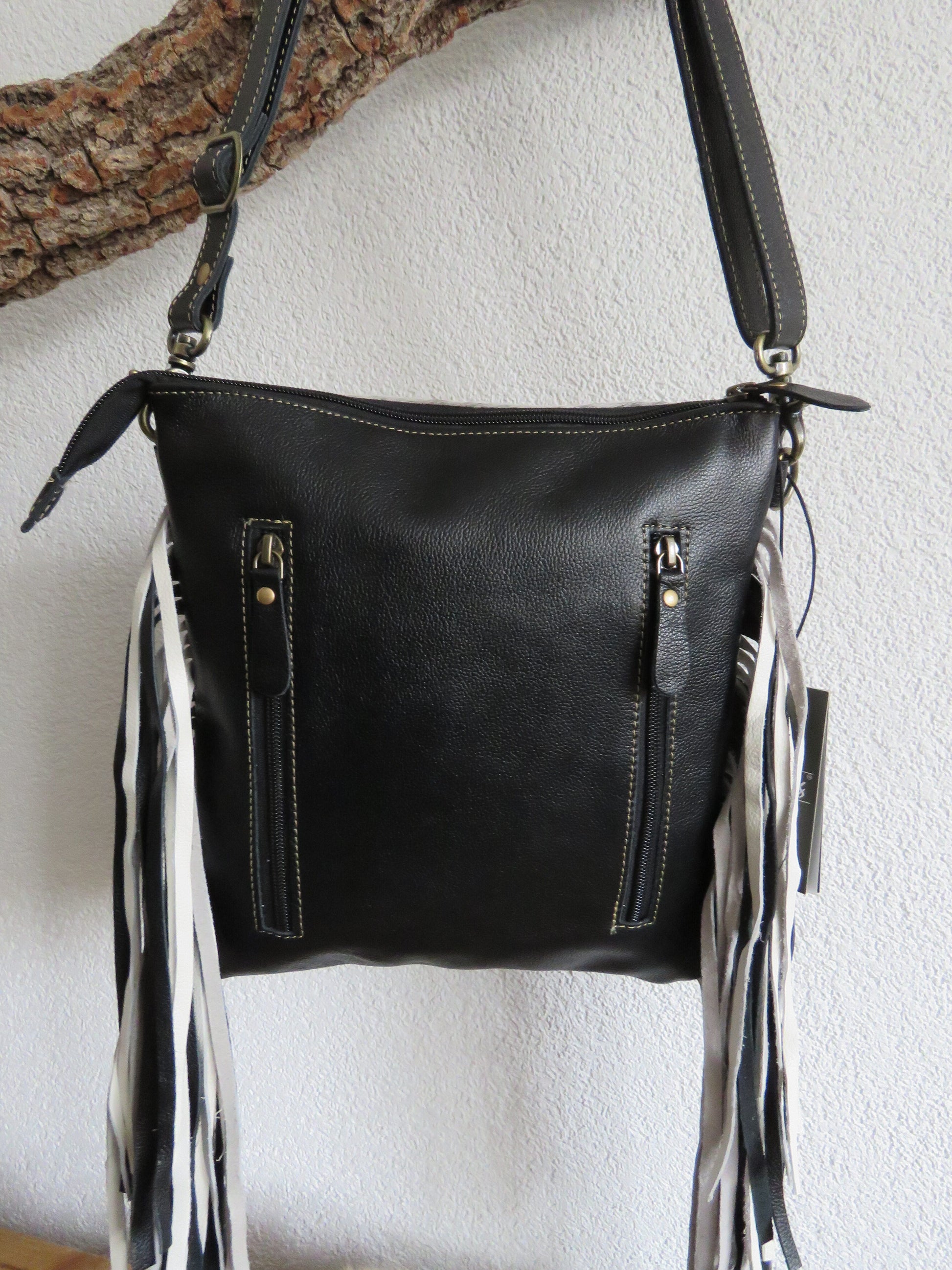 hand/schoudertas van Myra Bag (leer)