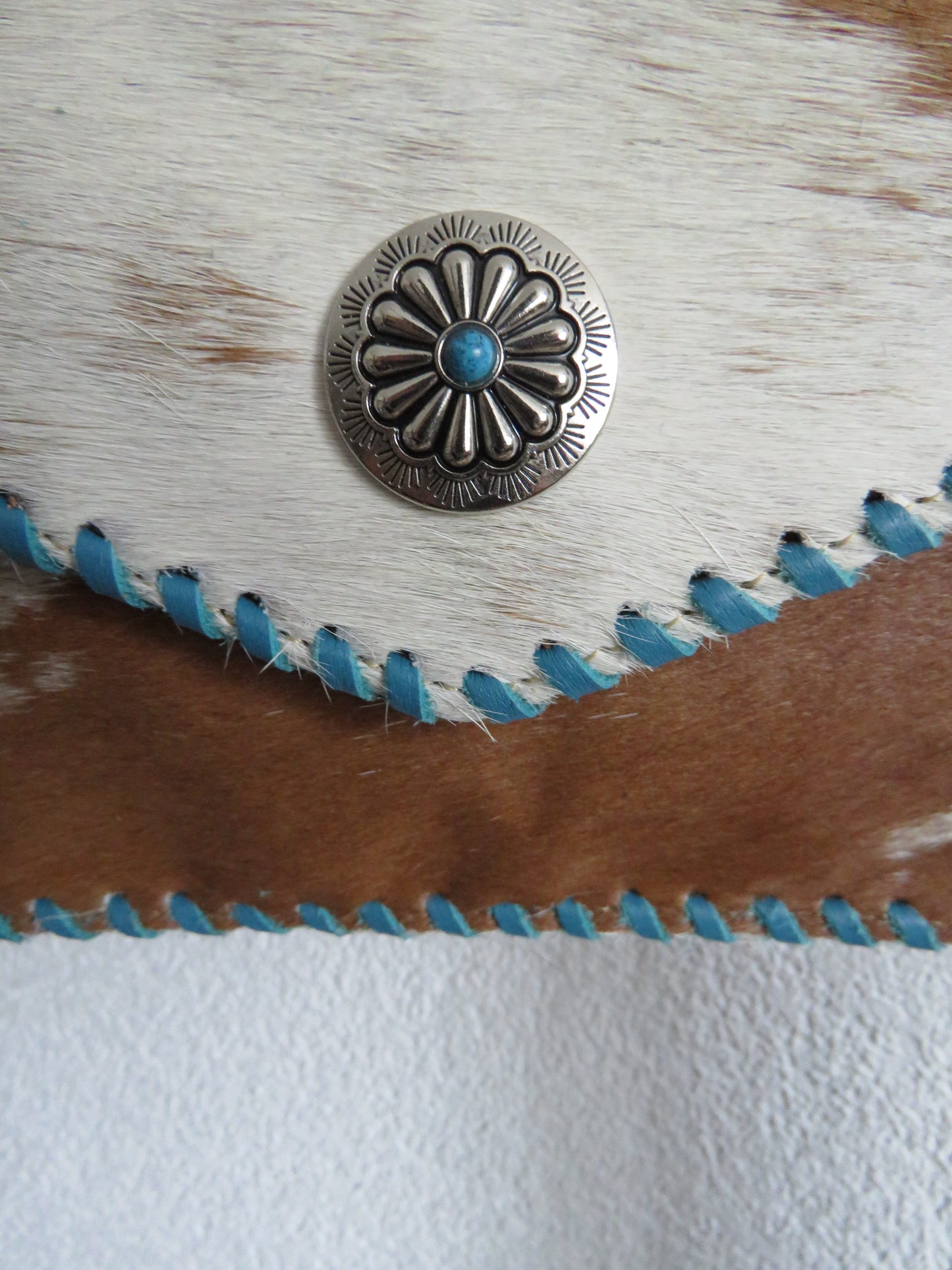 hand/schoudertas van Myra Bag (leer)