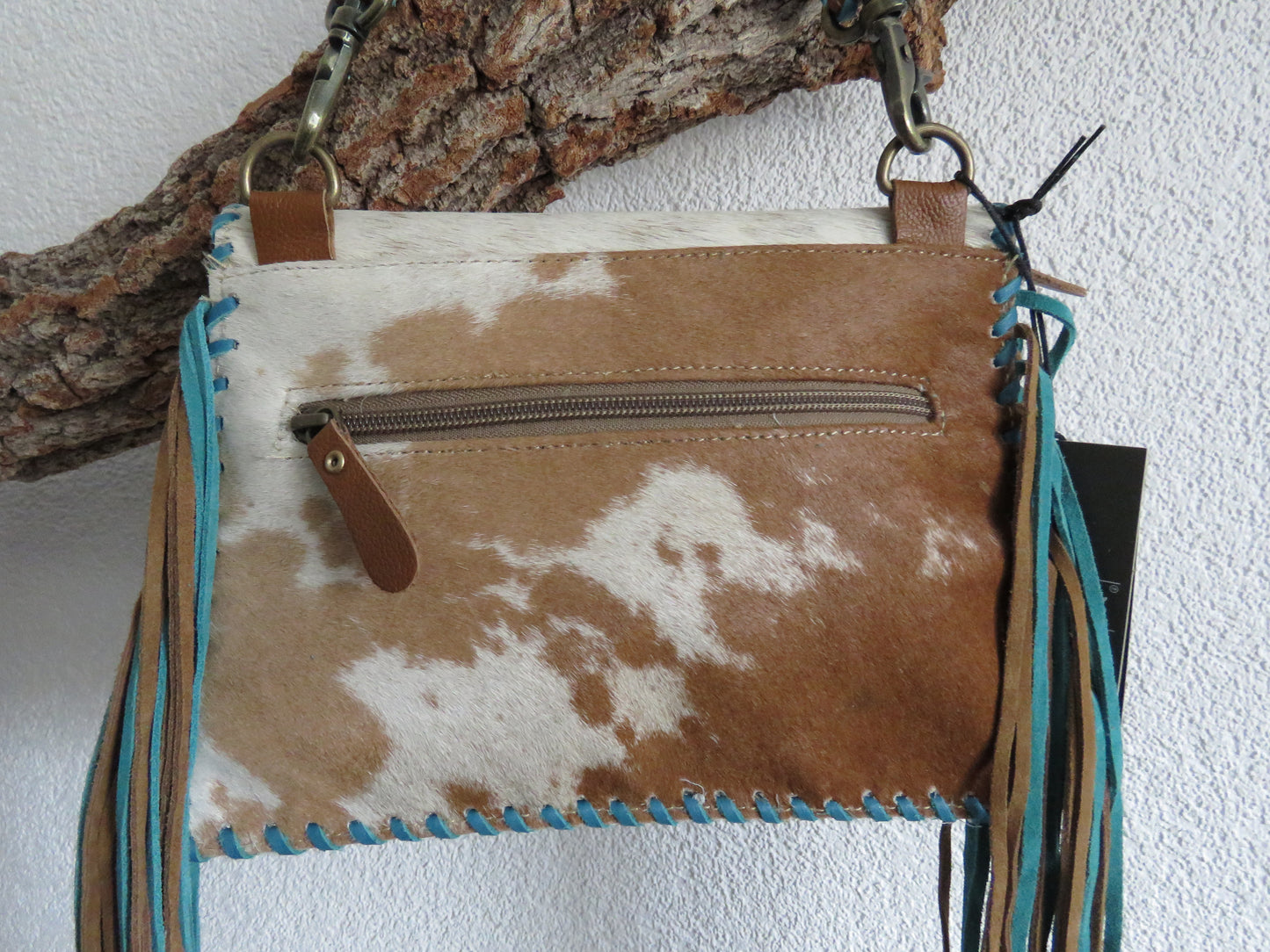 hand/schoudertas van Myra Bag (leer)