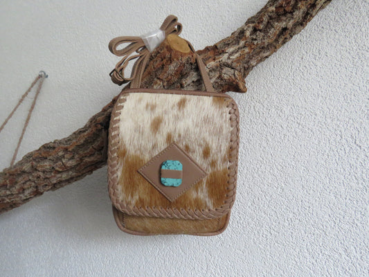 hand/schoudertas van Myra Bag (leer)
