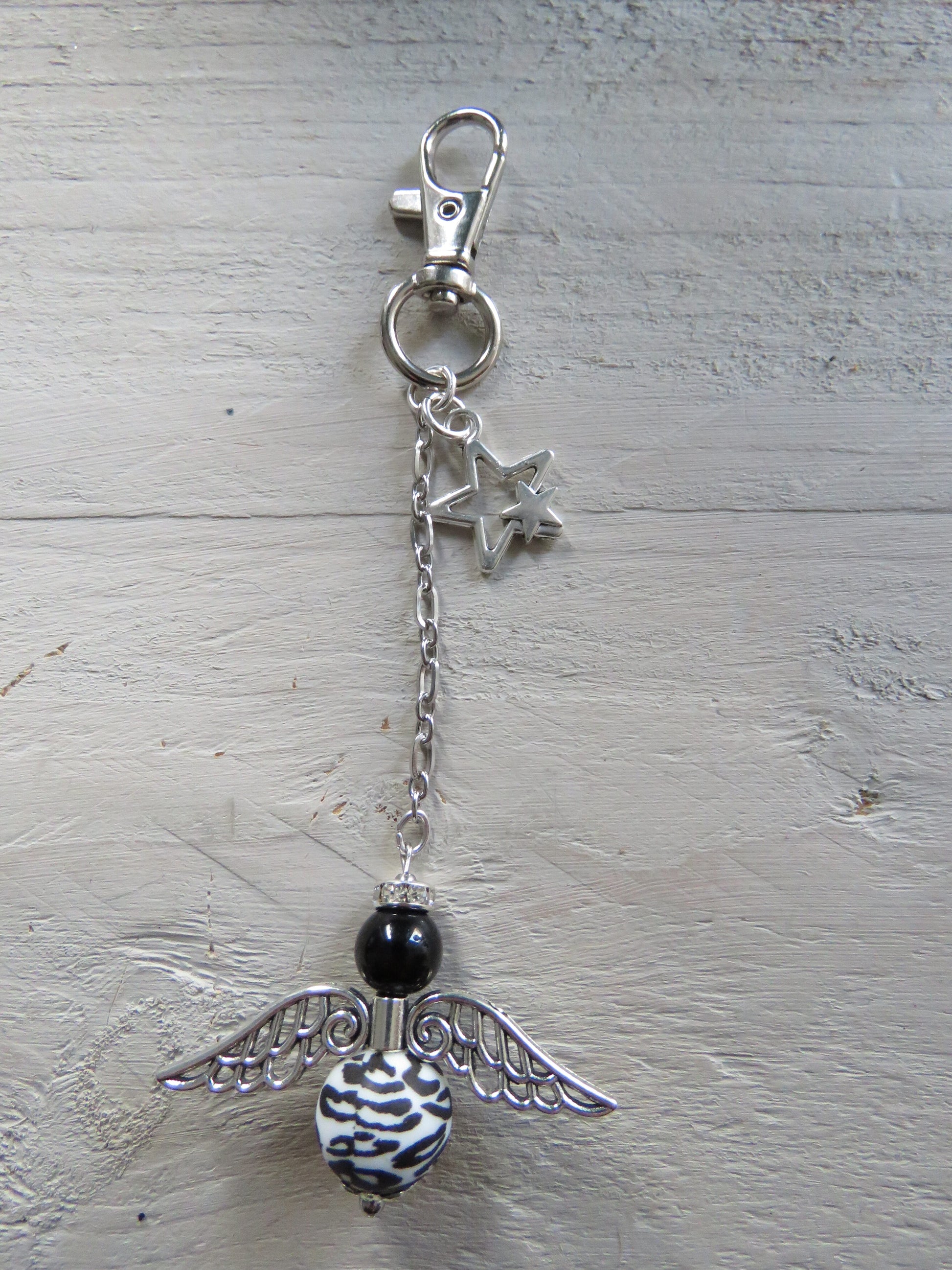 Sleutelhanger/tashanger (geluksengeltje/wensengeltje)