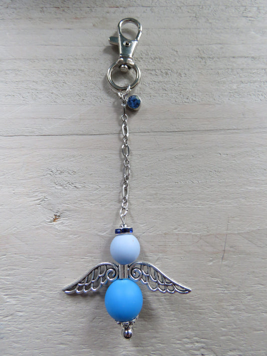 Sleutelhanger/tashanger (geluksengeltje/wensengeltje)
