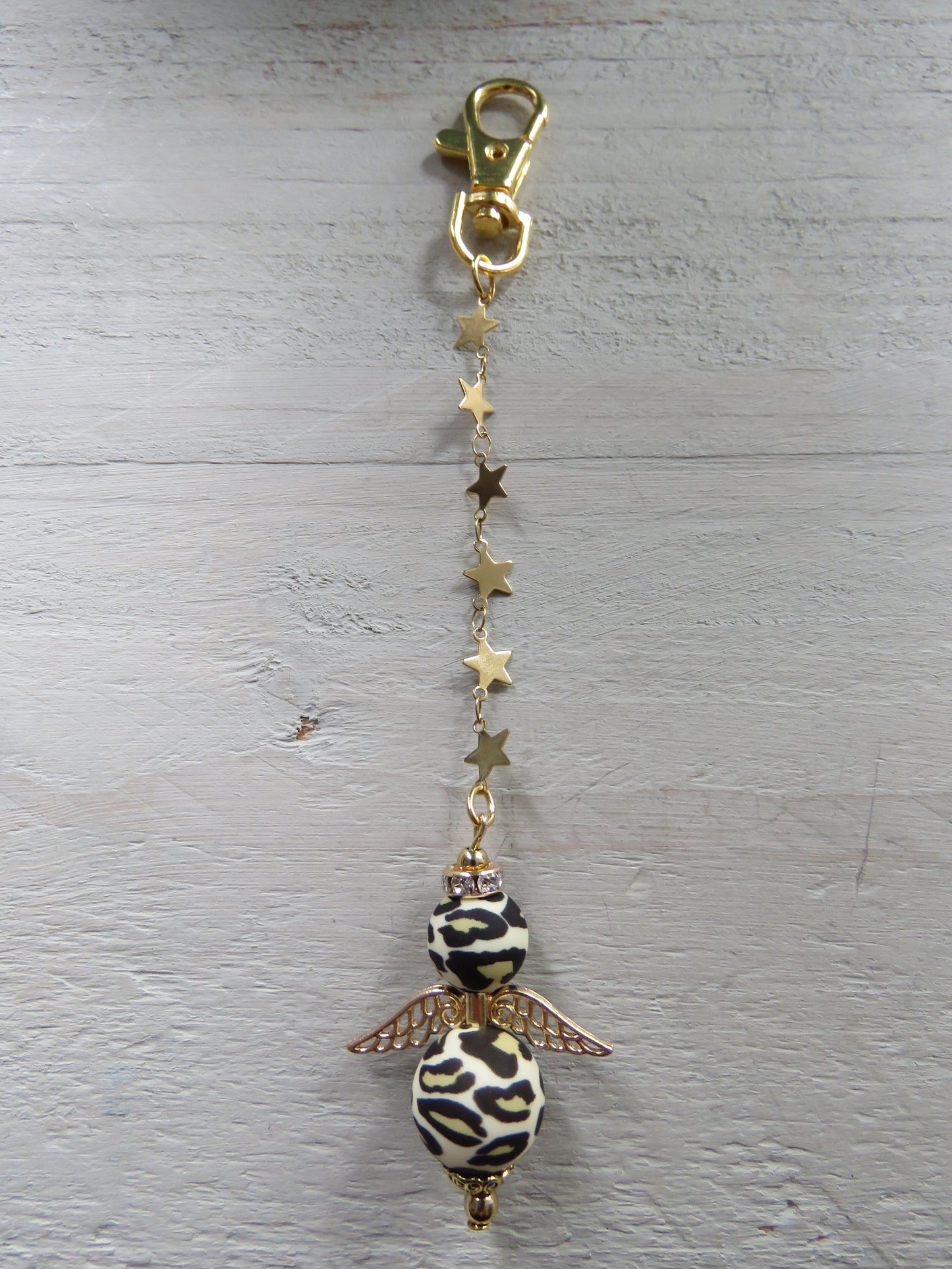 Sleutelhanger/tashanger (geluksengeltje/wensengeltje)