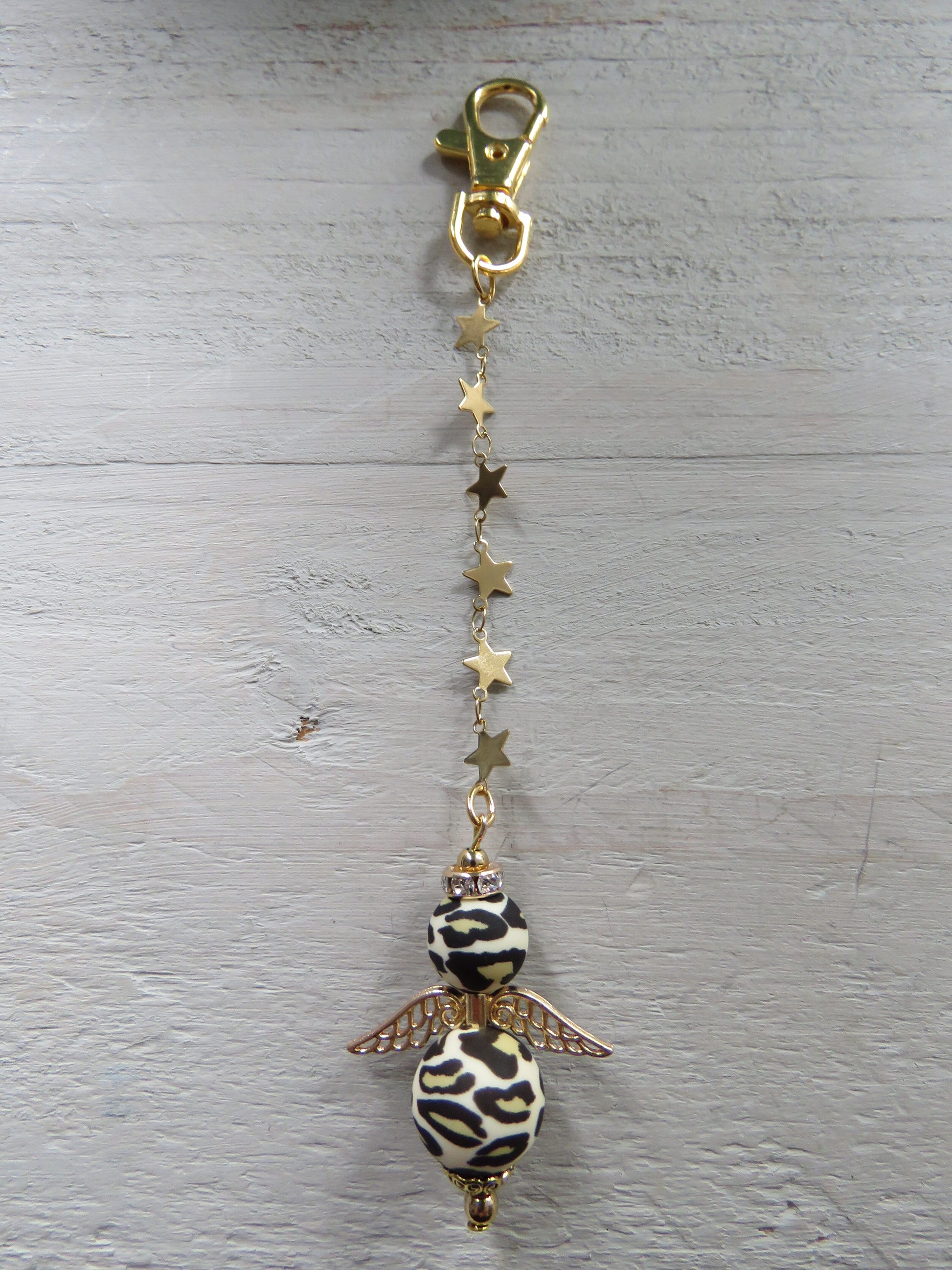 Sleutelhanger/tashanger (geluksengeltje/wensengeltje)