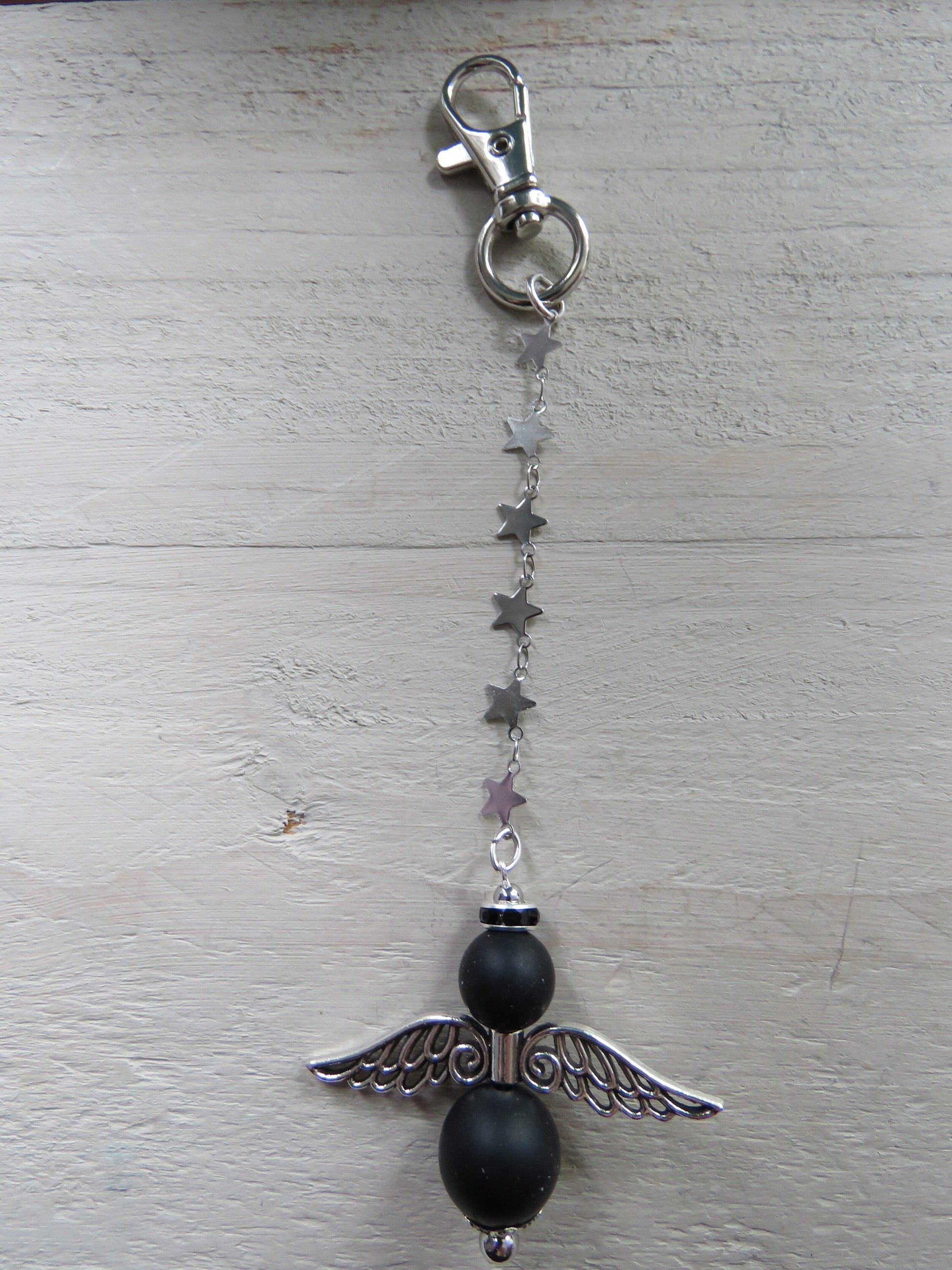 Sleutelhanger/tashanger (geluksengeltje/wensengeltje)