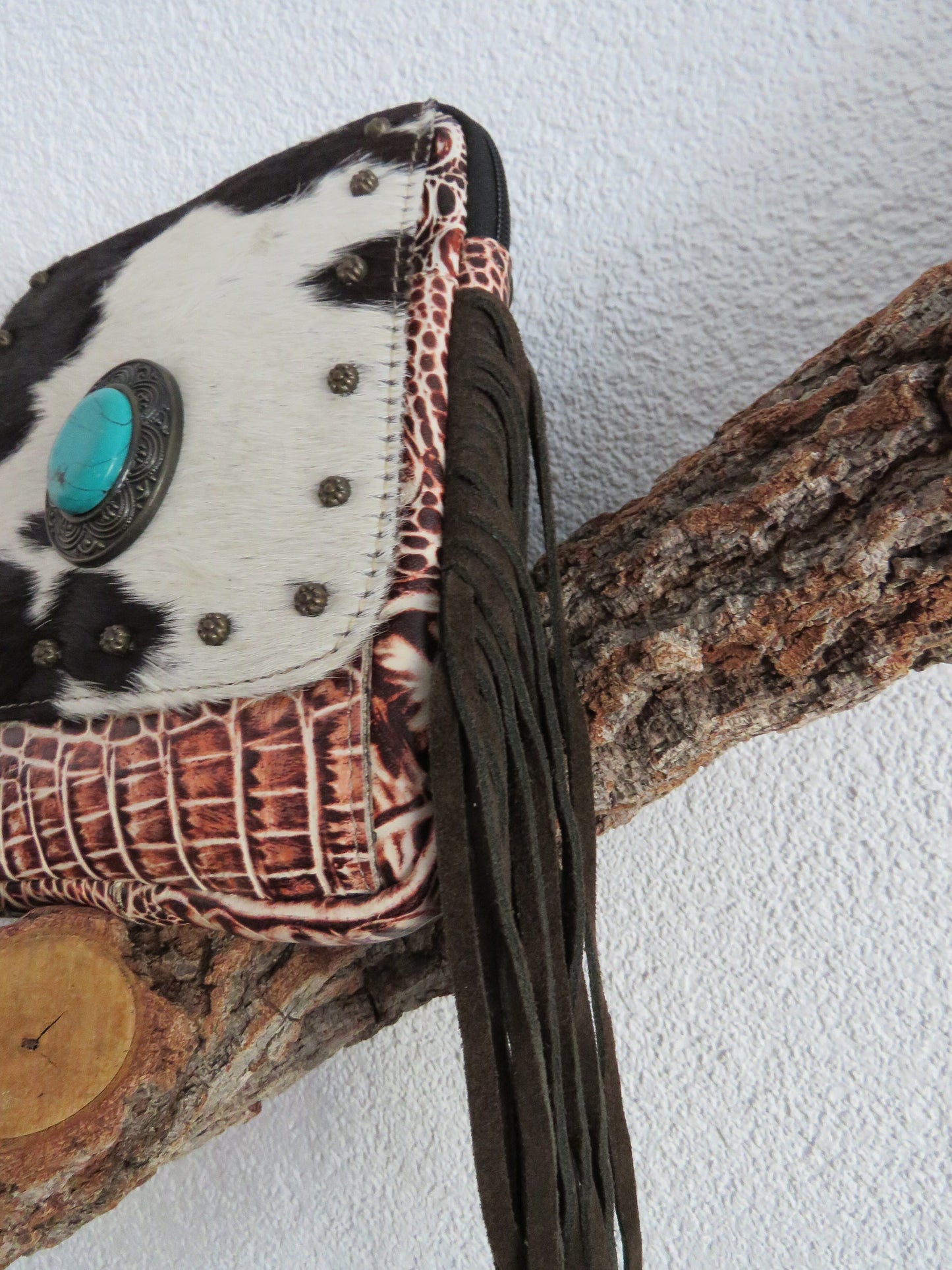 hand/schoudertas van Myra Bag (leer)