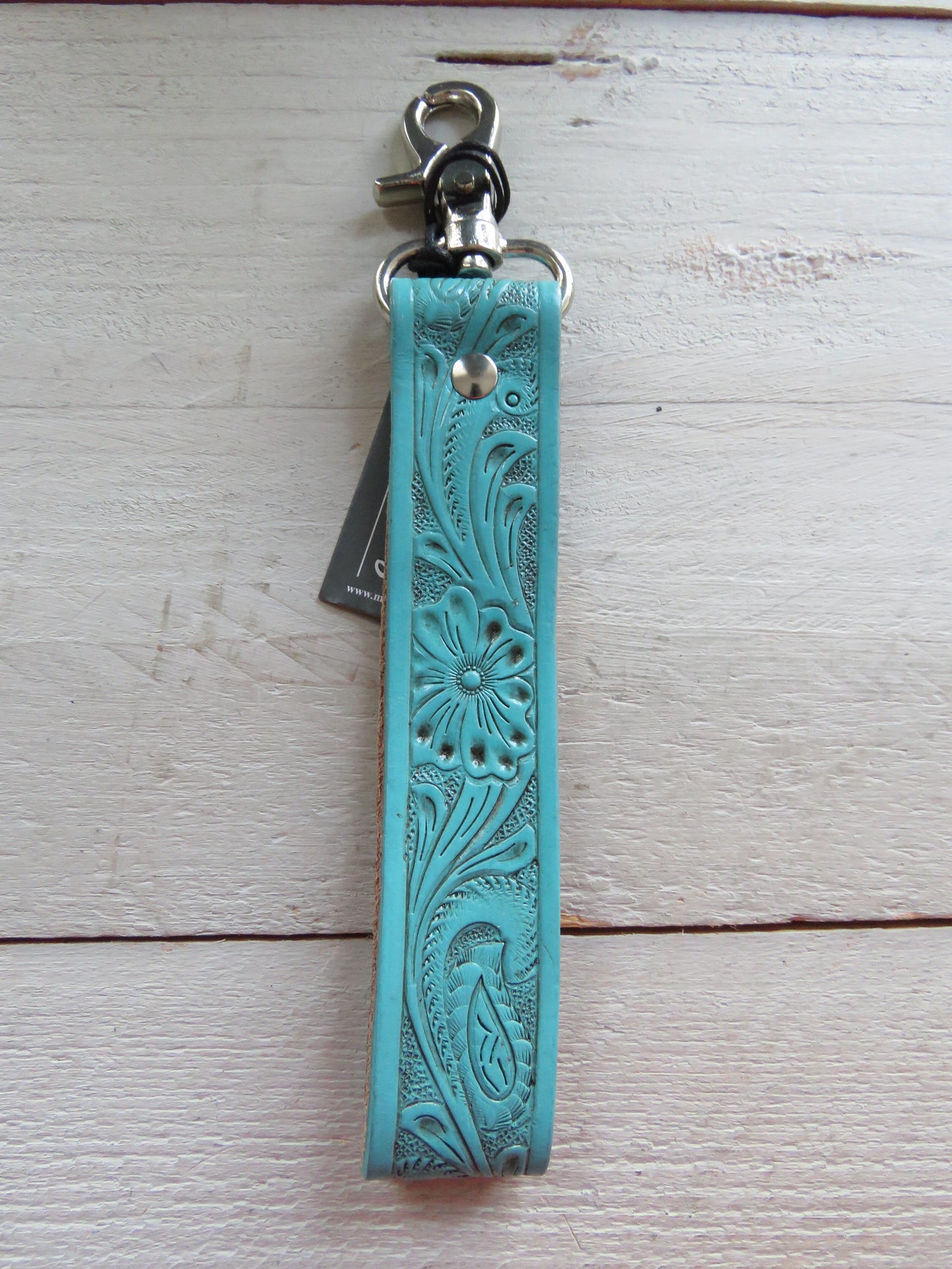sleutel-/tashanger bohemian style (leer)