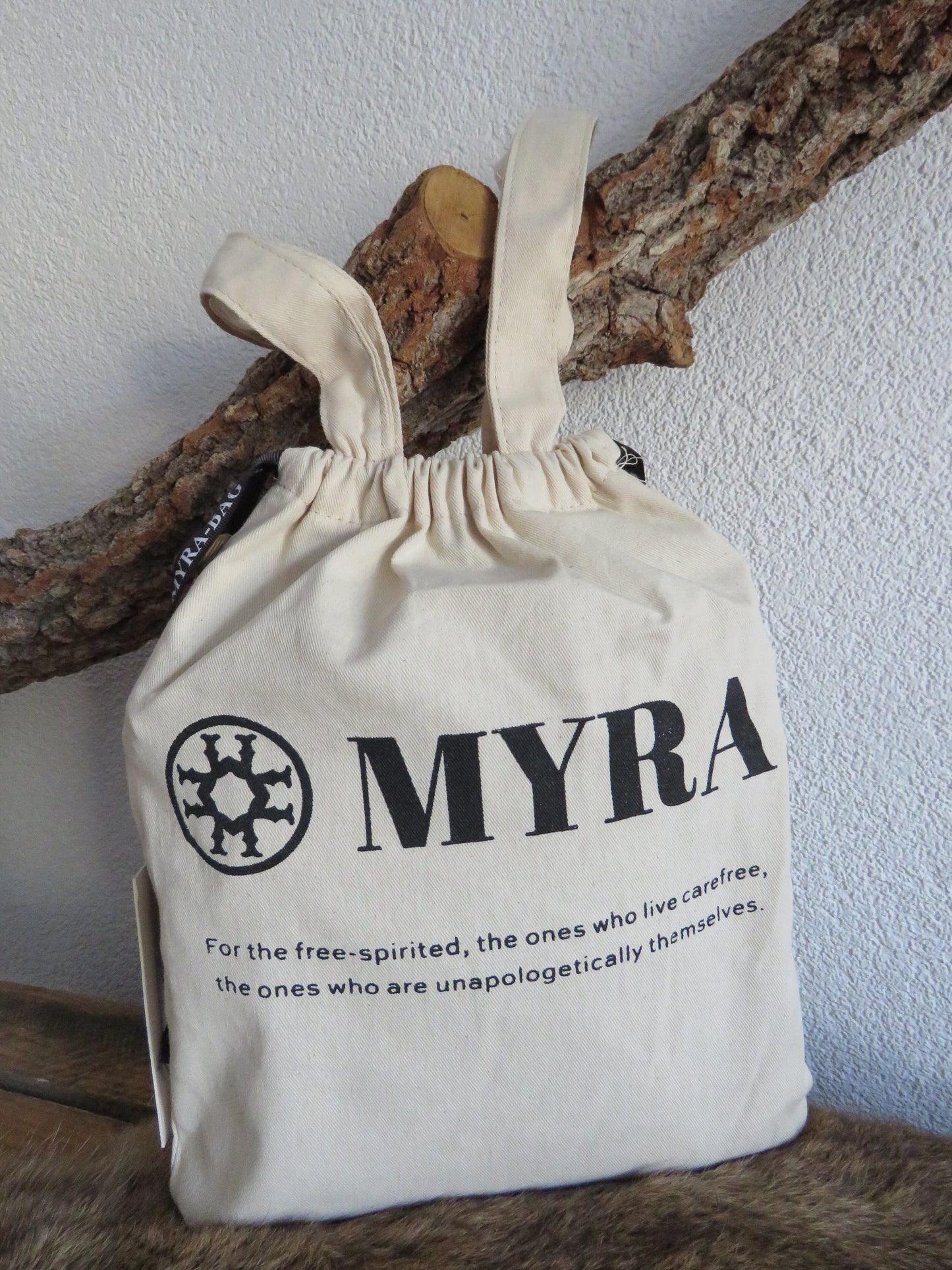 schoudertas van Myra Bag (leer)