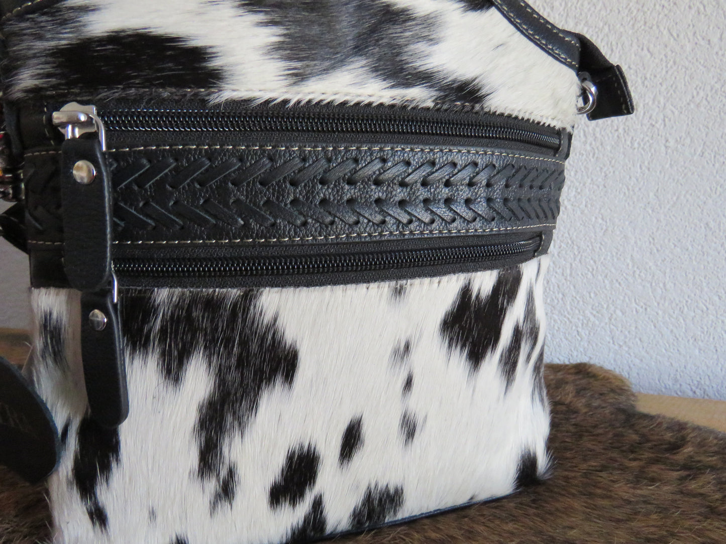 schoudertas van Myra Bag (leer)