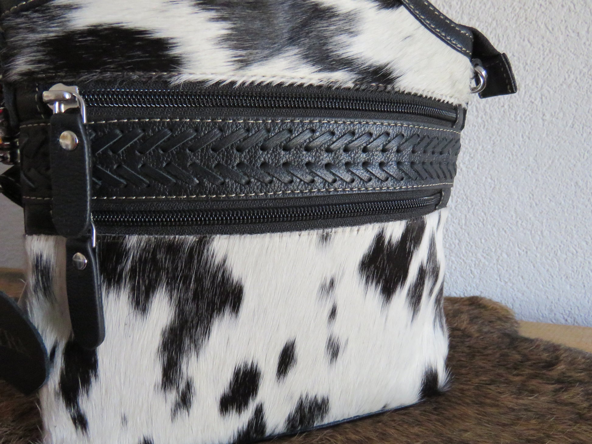 schoudertas van Myra Bag (leer)