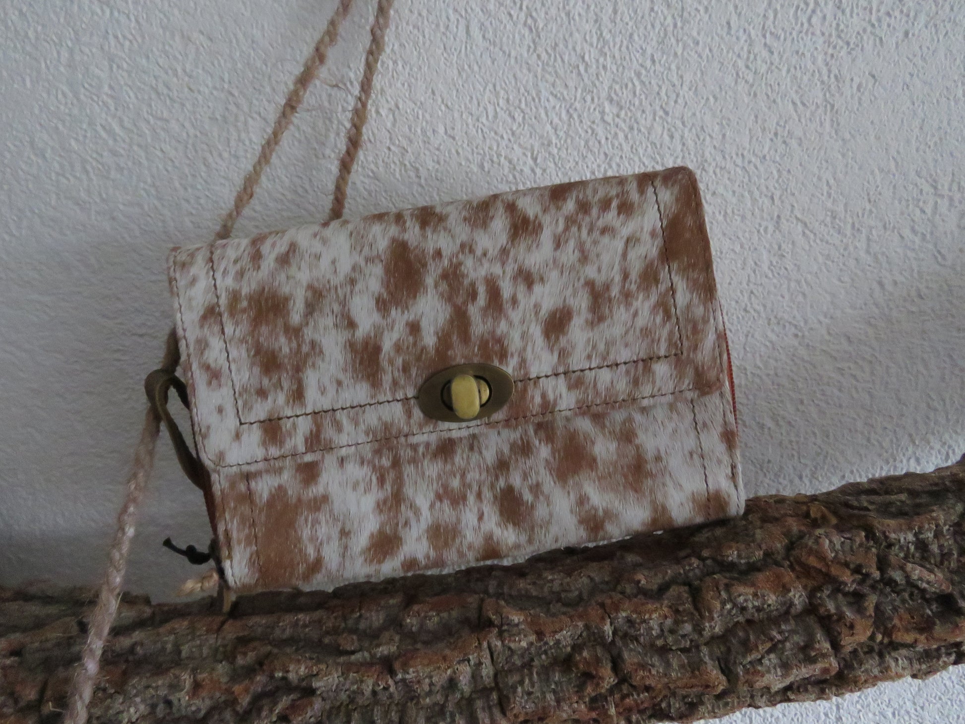 Lederen portemonnee (vacht)