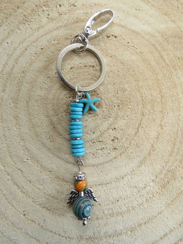 Sleutelhanger/tashanger (geluksengeltje/wensengeltje)