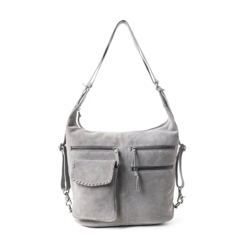 hand/schoudertas van Myra Bag (suède)