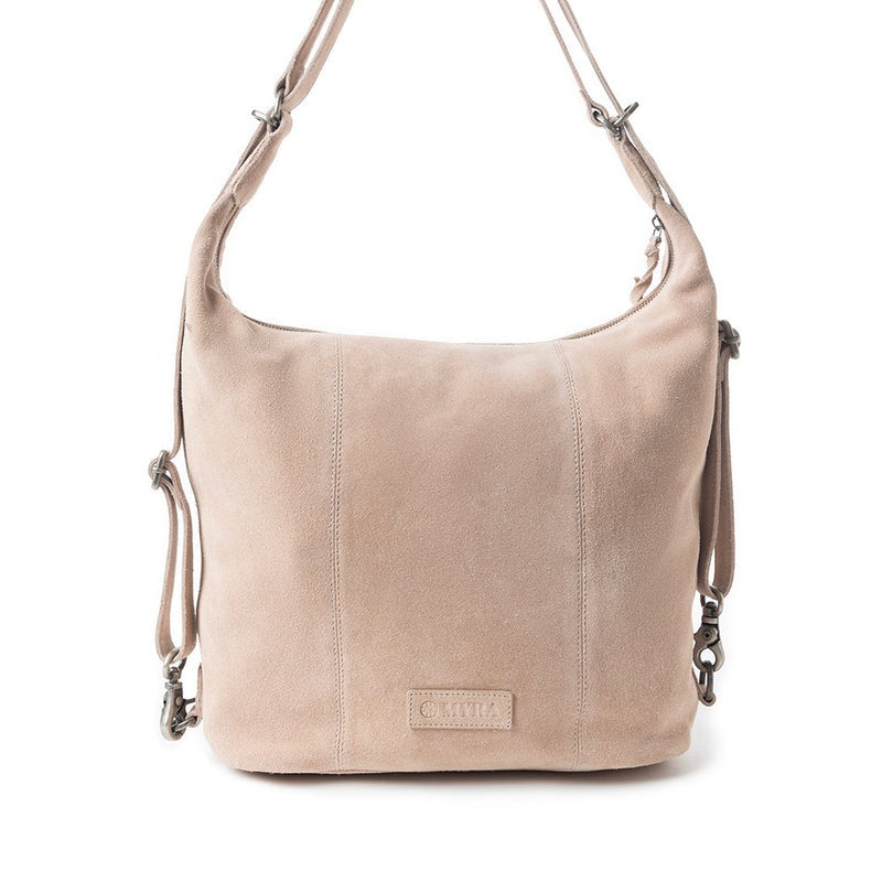 hand/schoudertas van Myra Bag (suède)