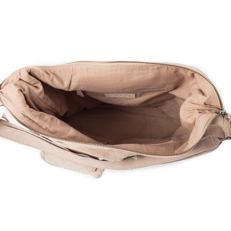 hand/schoudertas van Myra Bag (suède)