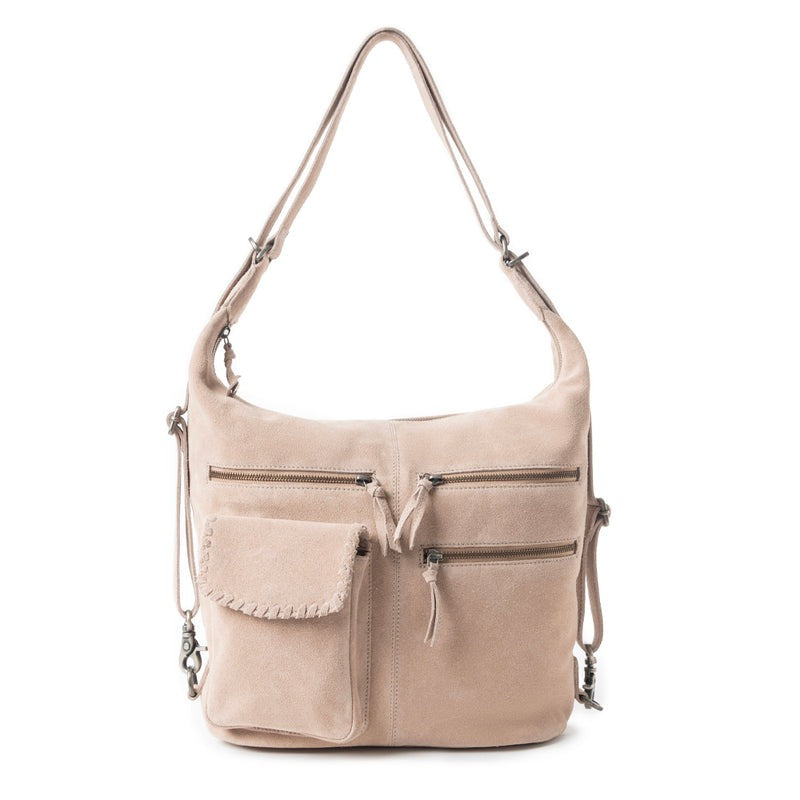 hand/schoudertas van Myra Bag (suède)