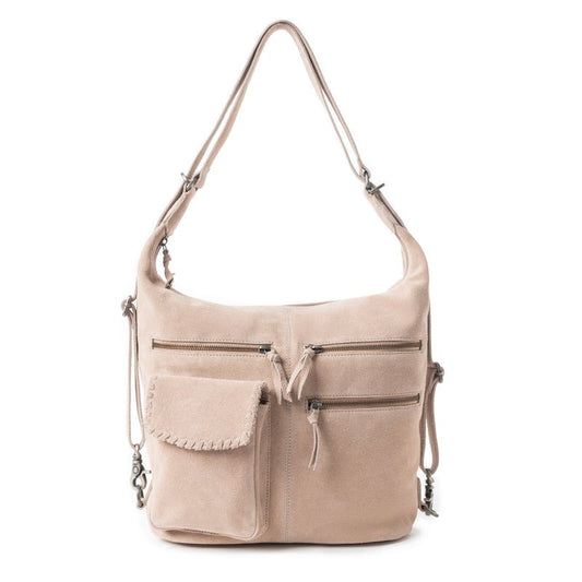 hand/schoudertas van Myra Bag (suède)