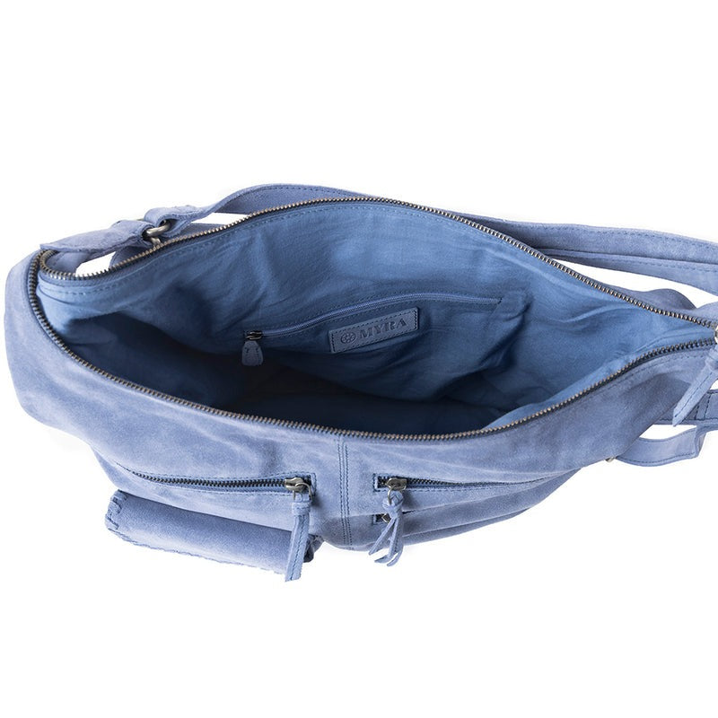 hand/schoudertas van Myra Bag (suède)