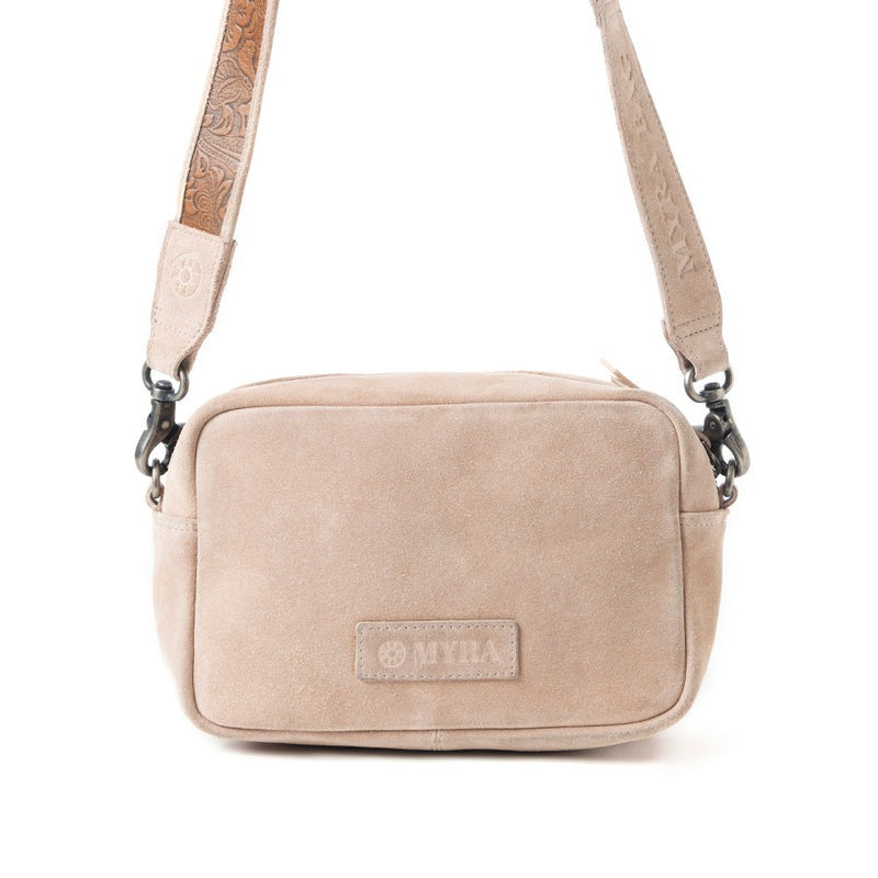 schoudertas van Myra Bag (suède)