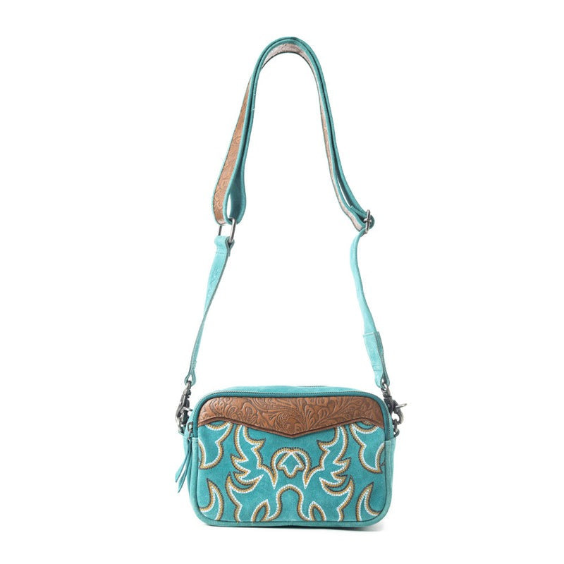 schoudertas van Myra Bag (suède)