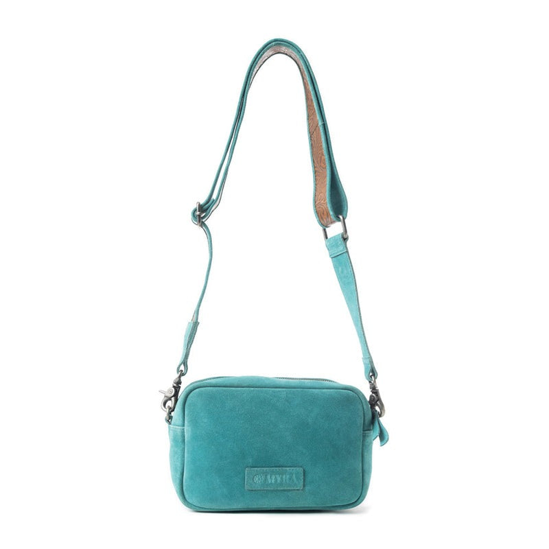 schoudertas van Myra Bag (suède)