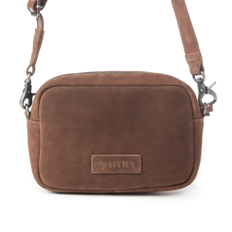 schoudertas van Myra Bag (suède)