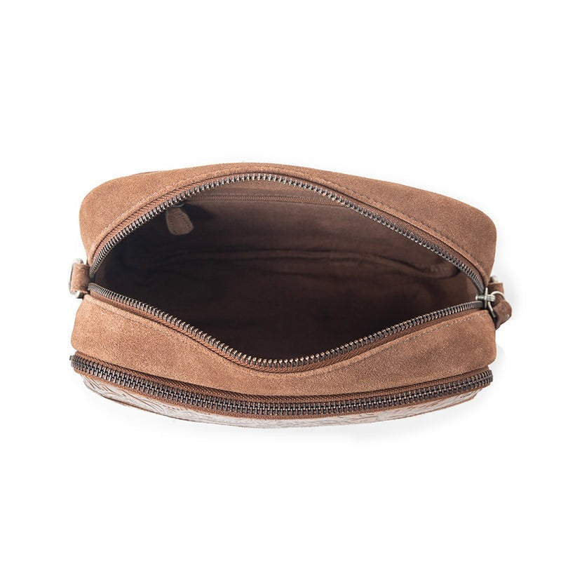 schoudertas van Myra Bag (suède)