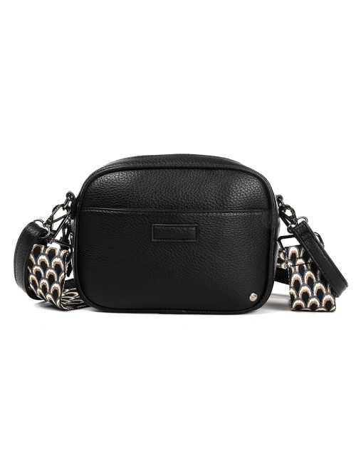 schoudertasje-/crossbodytasje (Zwart)