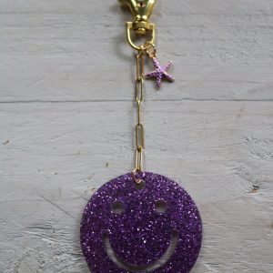 Sleutel-/tashanger Smiley