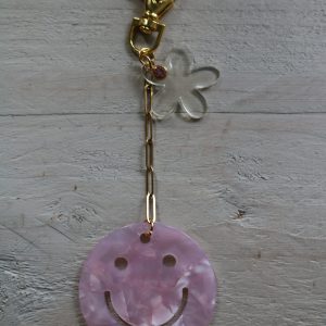 Sleutel-/tashanger Smiley