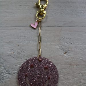 Sleutel-/tashanger Smiley