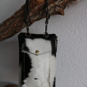 schouder-/crossbody tas (leer)